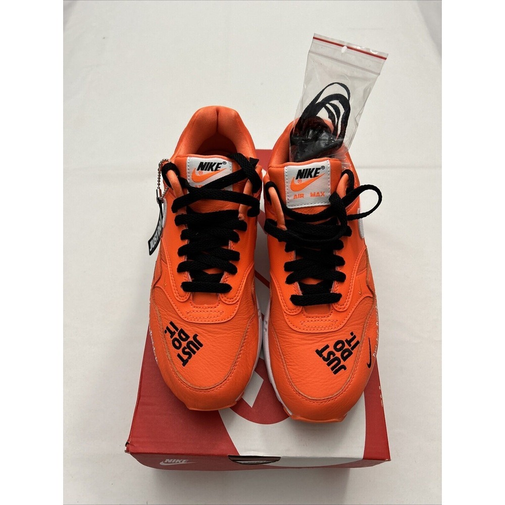 Nike Air Max 1 LX Just Do‎ It WMNS Orange Shoe Size 8/ SKU # 2974
